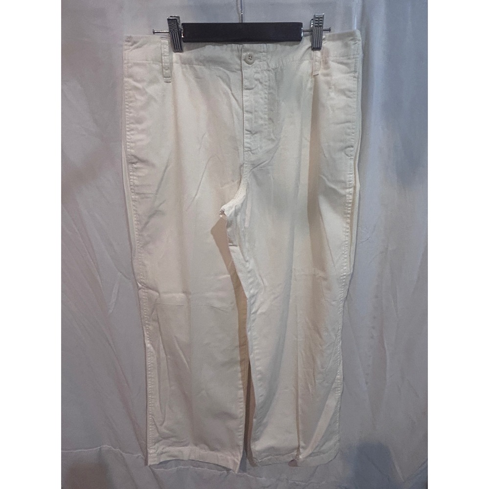 J Crew 28P Cream Chino Cropped‎ Capris Pants Women